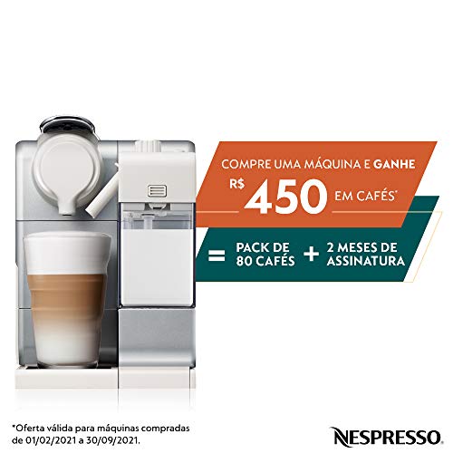 Nespressso New Lattissima Touch Prata, Cafeteira, 220V