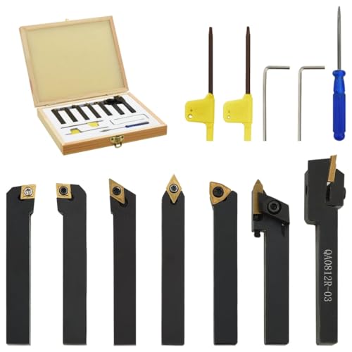 Outils de tour de 8x8 mm avec plaquettes indexables pour usinage longitudinal net