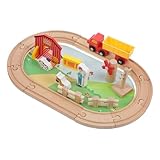 Juguete de tren: ayuda a los niños a desarrollar un sentido de independencia y confianza en sí mismos, preparándolos para el juguete de tren de tres secciones.