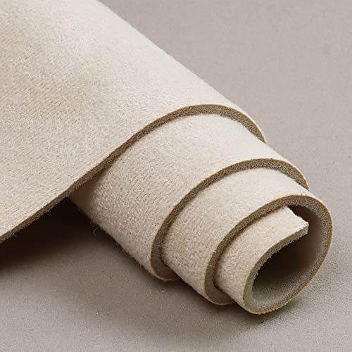Suede Headliner Fabric with Foam Backing Material - Car Micro-Suede Roof Headliner Upholstery Fabric for Automotive/Home/Boat Replacement Repair DIY - Beige/60
