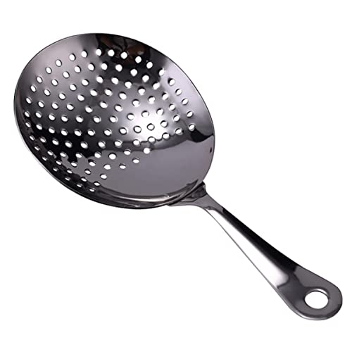 Unomor Cocktail Strainer Fine Filter Black Ice Strainer for Party Stainless Steel Cocktail Utensil