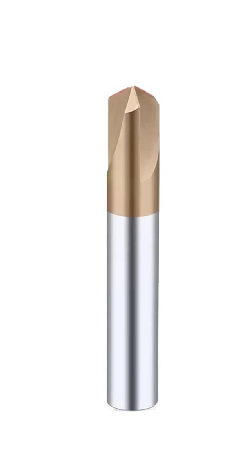 Fresa for smussi in metallo duro 60 90 120° Fresa CNC in acciaio al tungsteno 2 e 3 taglienti Fresa for smussi Fresa for metallo Frese a candela(D10x75L,60 degree)