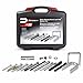 Powerbuilt Master Steering Wheel and Lock Plate Puller Kit, Foreign and Domestic Vehicles, 16 Piece Car Repair Tool Set - 648748