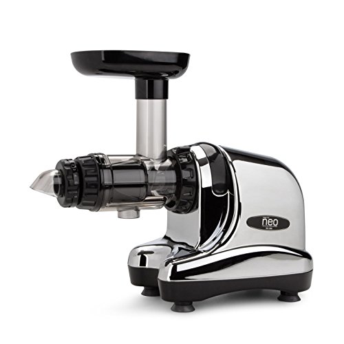 Oscar Neo Slow Juicer DA 1000 - Horizontal Cold Press Juicer / Masticating Nutrition Juicer - 200 Watt Quiet Motor - Includes Food Processing & Pasta Attachments