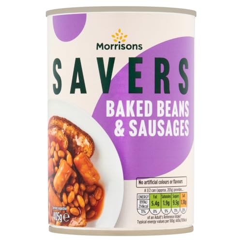 Morrisons Savers Baked Beans & Sausages 405g