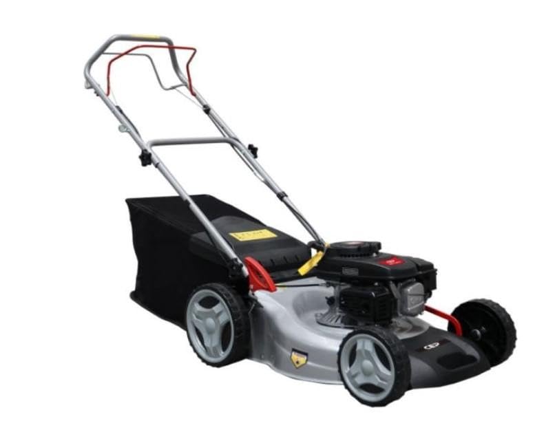 CEP LV 46Z13 – Rasaerba a Benzina, a Scoppio monomarcia trazionato, CC. 150, Cesto di Raccolta 60 Litri. Larghezza di Taglio 46 cm