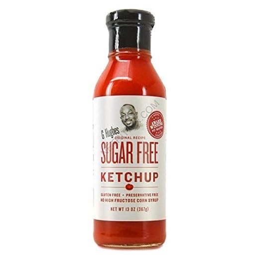 G Hughes Sugar Free Ketchup, 2 Pack 13 oz - SET OF 2