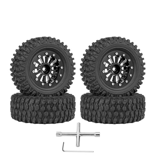 Rouleau à billes en métal pour pneus de roue RC 65 mm de précision SCX24 AX24