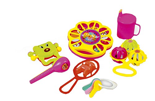 Image of Negi Rattle Set, Multi Color (7 Pieces)