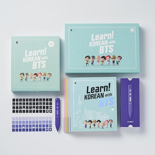Aprenda coreano com BTS Pacote de livros novos (para Amazon) 1~4: Livro de aprendizagem coreana para