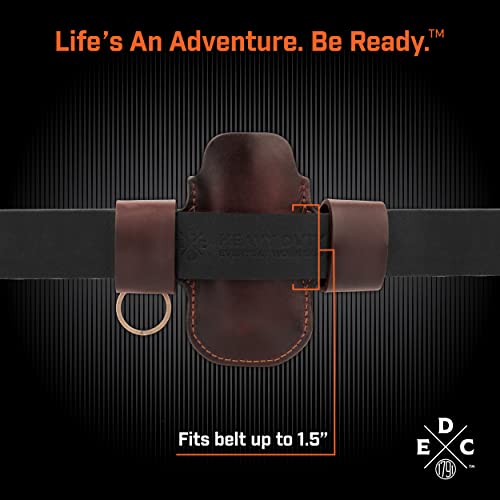 1791 Edc Multitool Sheath, American Leather, Multitool Pouch For Belts, Compatible With Heavy Duty Leatherman, Sog And Gerber Multitools - Action Snap Holster, Burgandy #TOP3