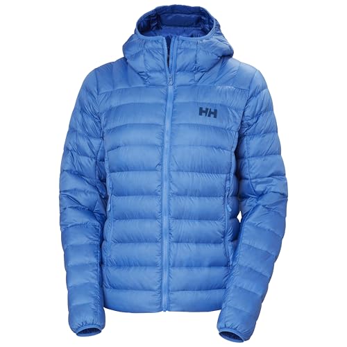 Helly-Hansen Verglas Hooded Down 2.0 Damen Jacke – leichte, isolierte Kapuzenjacke für Outdoor-Abenteuer, 554 Ultrablau, S