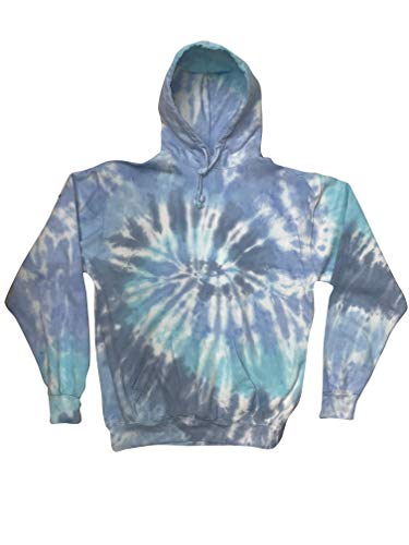 Image of Colortone Tie Dye Pullover Hoodies for Women and Men - Classic Fit Sweatshirts