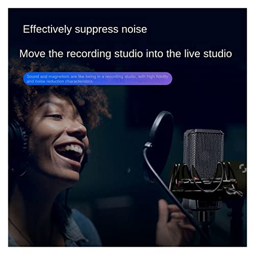 Microphone 260 carte son live broadcast singing wired microphone receiving and recording equipment - 7