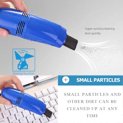 Recolector de polvo para uñas FILFEEL Mini eléctrico azul miniatura 2