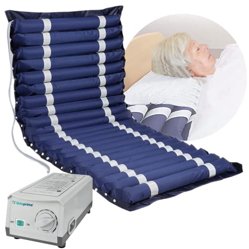 OrtoPrime Colchón Antiescaras con Compresor Silence Confort Incluido - Colchón Anti úlceras - Colchón Aire Antiescaras para Cama - Colchones Antiescaras Escaras 200x86x9,5cm Material ANTIESCARAS