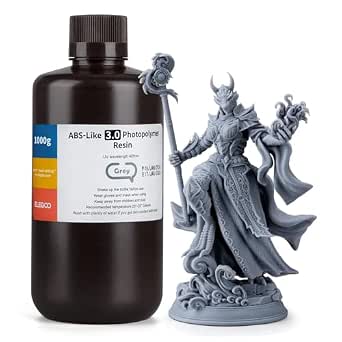 ELEGOO ABS-Like 3.0 3D Printer Resin Grey 1000g