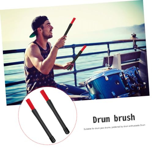 Baquetas para percusión rojas 3 piezas 23.5 cm miniatura 3