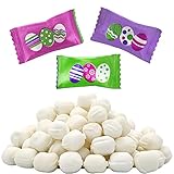 Fruidles Happy Easter Eggs Buttermints, After Dinner Butter Mint Candy, Fat-Free, Kosher Certified, Individually Wrapped (50 Buttermints)