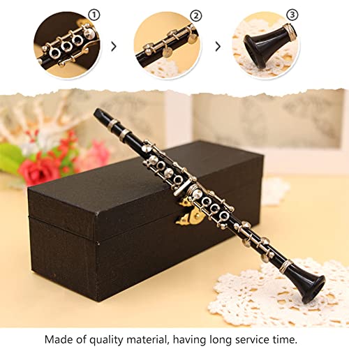 16cm Mini Clarinet Model, with Delicate Workmanship, and Lifelike, Luxurious and Elegant, Suitable for Desk Decoration and Ornaments - Image 4