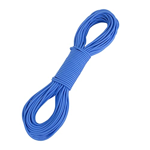 Image of 550 para Cord Parachute Survival Cord Rope Spec Type III 7 Strand Paracord Rope, Military Grade Nylon 4mm Diameter(Light Blue, 20)