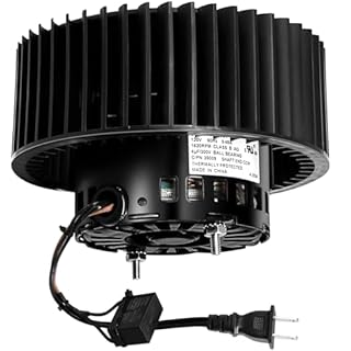 Hiorucet S97015157 Motor & 99020276 Blower Wheel Assembly for Nutone Broan DX110, 672SP, DX70L, 676-D/2676F-A, 784, 683-C, DX50L, 646D, 763N, S97015162 97015157 Bathroom Exhaust Fan Replacement Parts.