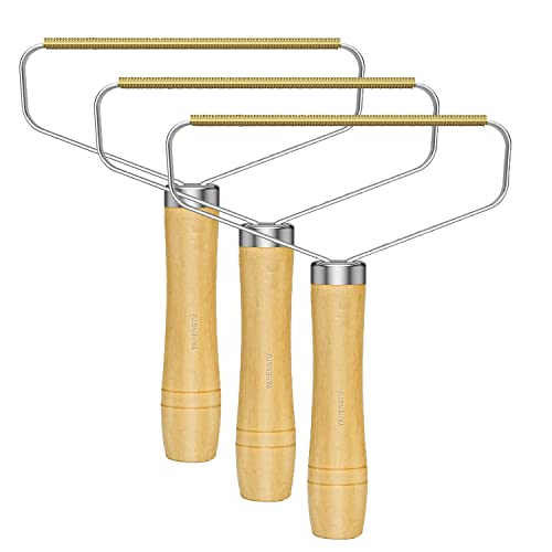 Uproot Lint Cleaner, 3 Pcs Lint Remover, Lint Shaver, Uproot Lint Tool, Lint Cleaner, Pet Hair Remover for Couch,Clothes,Carpet,Furniture,Portable and Durable Carpet Rake