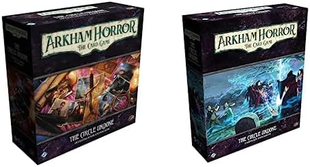 Fantasy Flight Games Arkham Horror The Card Game The Circle Undone Investigator and Campaign Expansion Bundle | Scary Mystery Games for Adults | Great for Game Night | Made