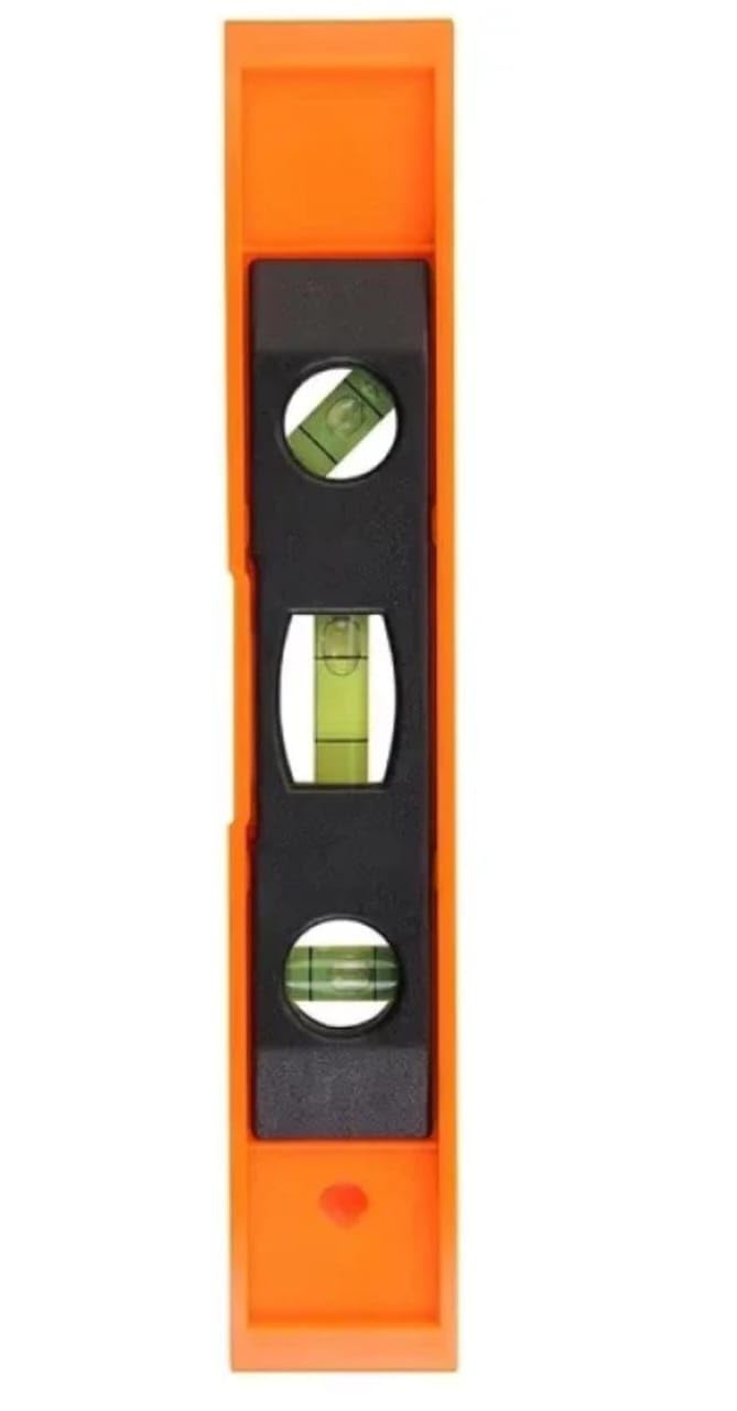 YARAENTERPRISE 9"(225mm) Level Magnetic Black Bottom 3 Vials Two Color torpedo level 9 inch Foot Pedal Flush-image-14