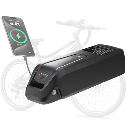 Meaycoty 36v Ebike Battery 10.4ah Electric Bike Battery Pack with 30A BMS for 48v Controller 250w 350w 500w 750w Motor