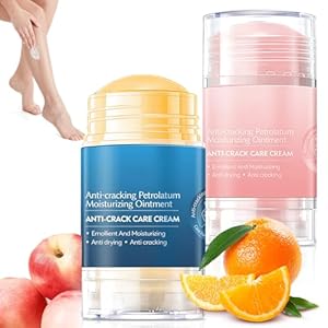 2 Stück Fußcreme für Sehr Trockene Füße – Intensive Pflege mit Sheabutter & Kokosöl – Fußpflegecreme gegen Rissige Fersen für Hände und Füße