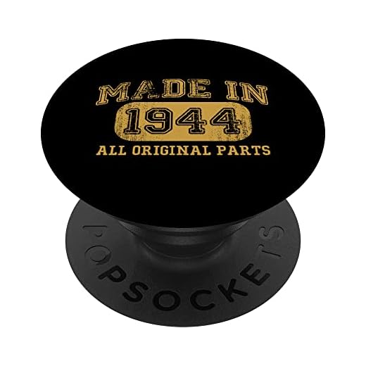 Hecho en 1944, regalo de cumpleaños de 79 años, regalo de cumpleaños de 1944 PopSockets PopGrip Intercambiable