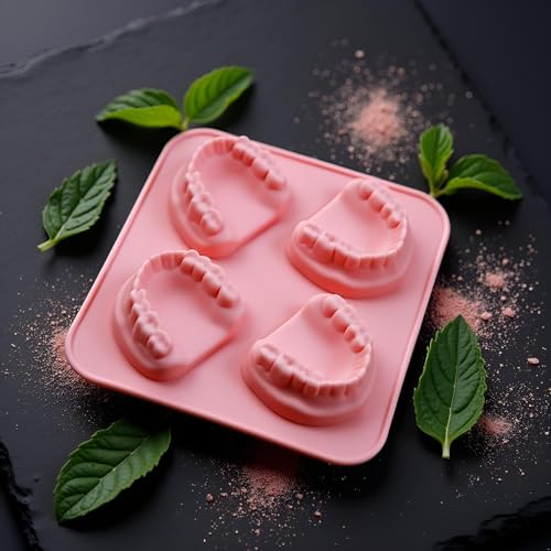 Molde para cubitos de hielo en forma de dientes de silicona miniatura 6