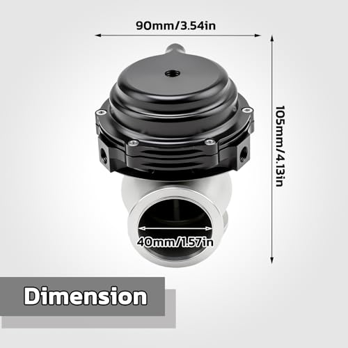 Hoypeyfiy 44mm External Cooled Turbo Wastegate Kit - Image 3