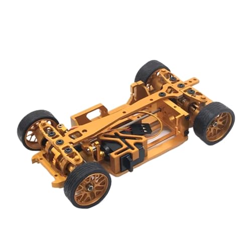 RC�V���[�V�p�[�c For Mini-Q 1/28 ���^�������t���[�� �����[�g�R���g���[�� RC ���[�V���O�J�[ �A�b�v�O���[�h�A�N�Z�T���[�p(Yellow)