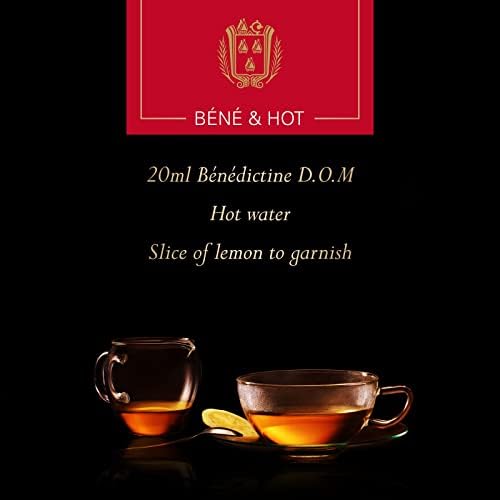 Bénédictine D.O.M. French Liqueur, Made From a Secret Recipe of 27 Traditional Roots, Herbs & Spices, Notes of Light Honey, Citrus & Soft Almond, 40% ABV, 70cl / 700ml