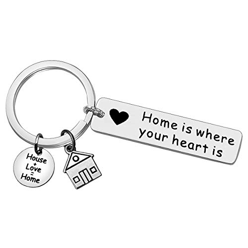 Schlüsselanhänger mit Aufschrift "Home is Where Your Heart is" Cover