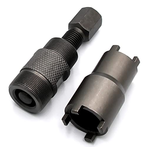 2Pcs 24Mm&27Mm Flywheel Puller Tool And 20Mm&24Mm Remover Clutch Lock Nut Tool For Honda Yamaha Motorcycle Atv Dirt Bike #TOP4