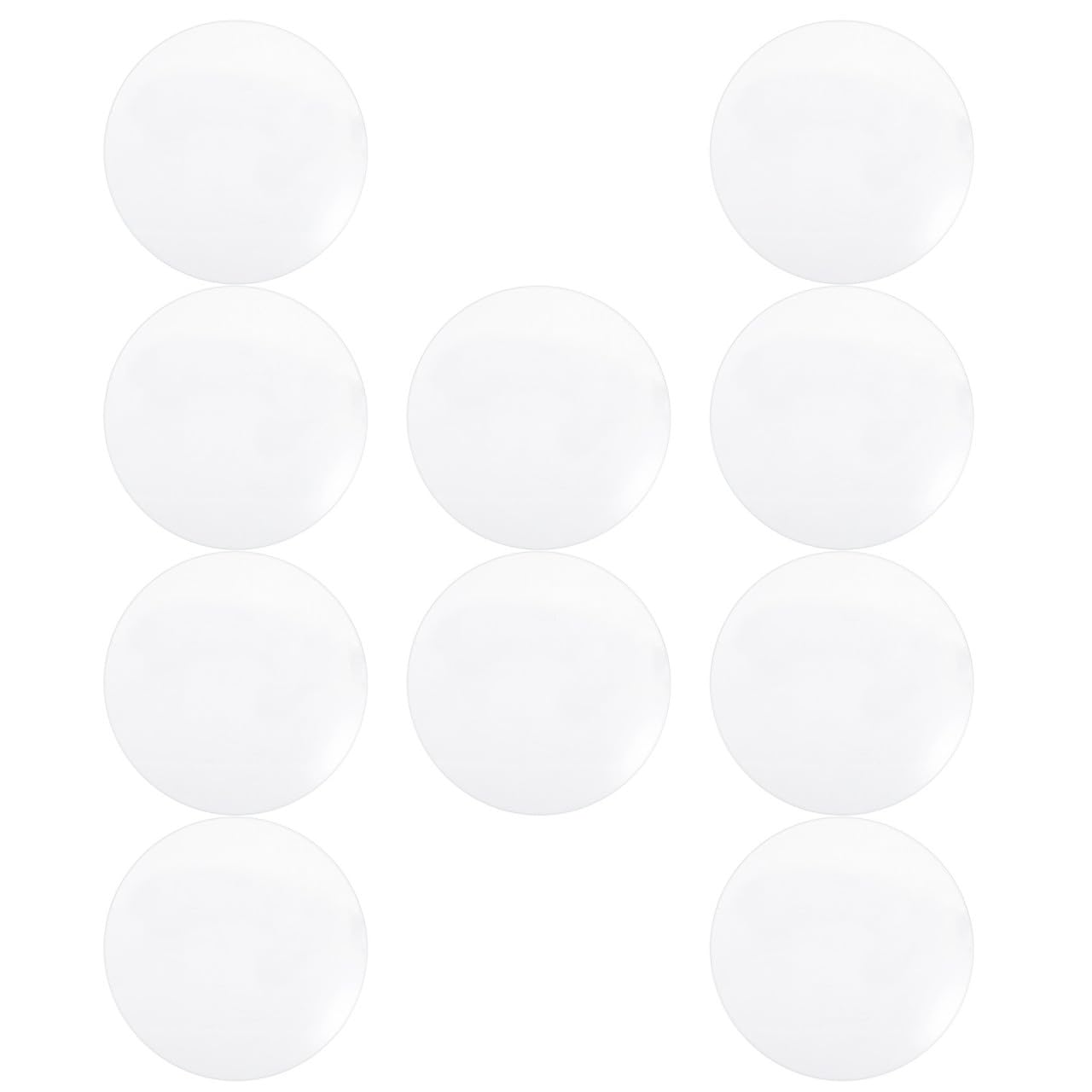 SHINEOFI 10 Unidades Vidrio de Laboratorio para Uso Científico con Vaso de Precipitados Redondo y Placa de Vidrio para Observación Precisa Laboratorio