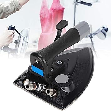 Iron With Steam Generator,Full Press Industrial Steam Ironing Press Complete Dry Cleaning Shop Clothing Factory Dedicated Boiler Iron, Non Stick Ceramic Soleplate