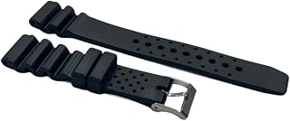Rubber Sport Watch Band Strap Fits 20MM fits Citizen, Seiko, Casio Diver Watches.