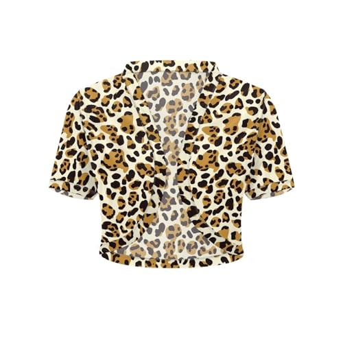 Image of Womens Short Sleeve Bolero Shrug Open Front Knit Cropped Cardigan Shoulder Cover for Dress Cute Casual Knit Cover Up