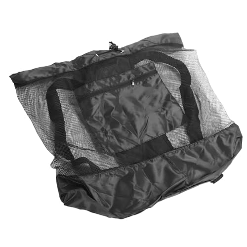 aqxreight Ball Mesh Bag with Drawstring Large Capacity Oxford Cloth