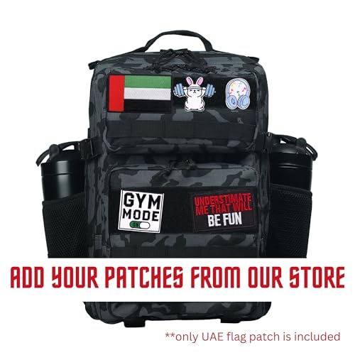 Project Nomad Backpack 45L – Bag for Men & Women, Travel Bags/Backpacks, Airplane/Flight Approved, for desert camping, trekking, hiking, fitness, gym & sport, Tactical Waterproof