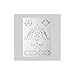 Produktbild efco Ornamentschablone in 5 Designs, Kunststoff, transparent, A5