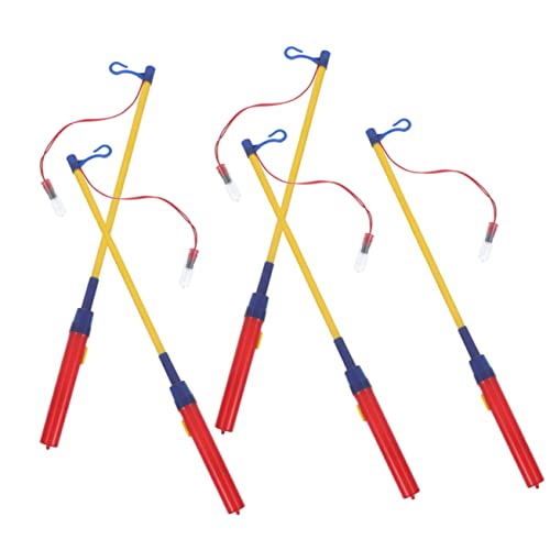 INOOMP 5pcs LED Lantern Holder Walking Stick Lightweight and Lantern Rod for Festivals Design for Year Celebrations No Battery Included