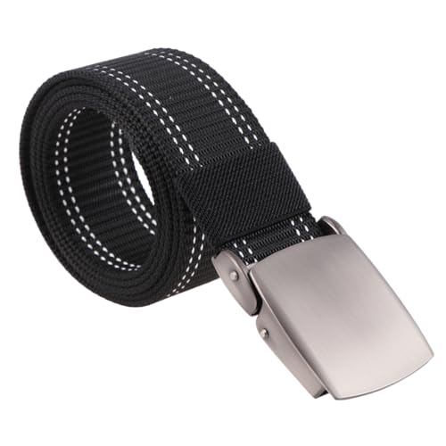 VALICLUD Canvas Waist Belt Belt for Weight Lifting Boys Police Gear Plastic Buckle