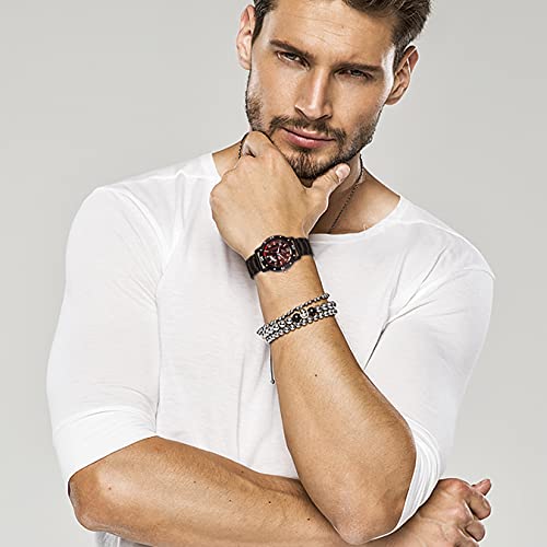 Image of Piraso Analog Brown Dial Men's Watch - 2051-BROWN-CK