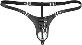 QiKKago Pantalones De Cuero Negro Transpirables para El Fitness, Ajustables Y FáCiles De Usar, Regalos para Parejas, F13