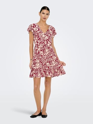 Robe mini col en v fluide pour ne plus hésiter le matin devant son miroir